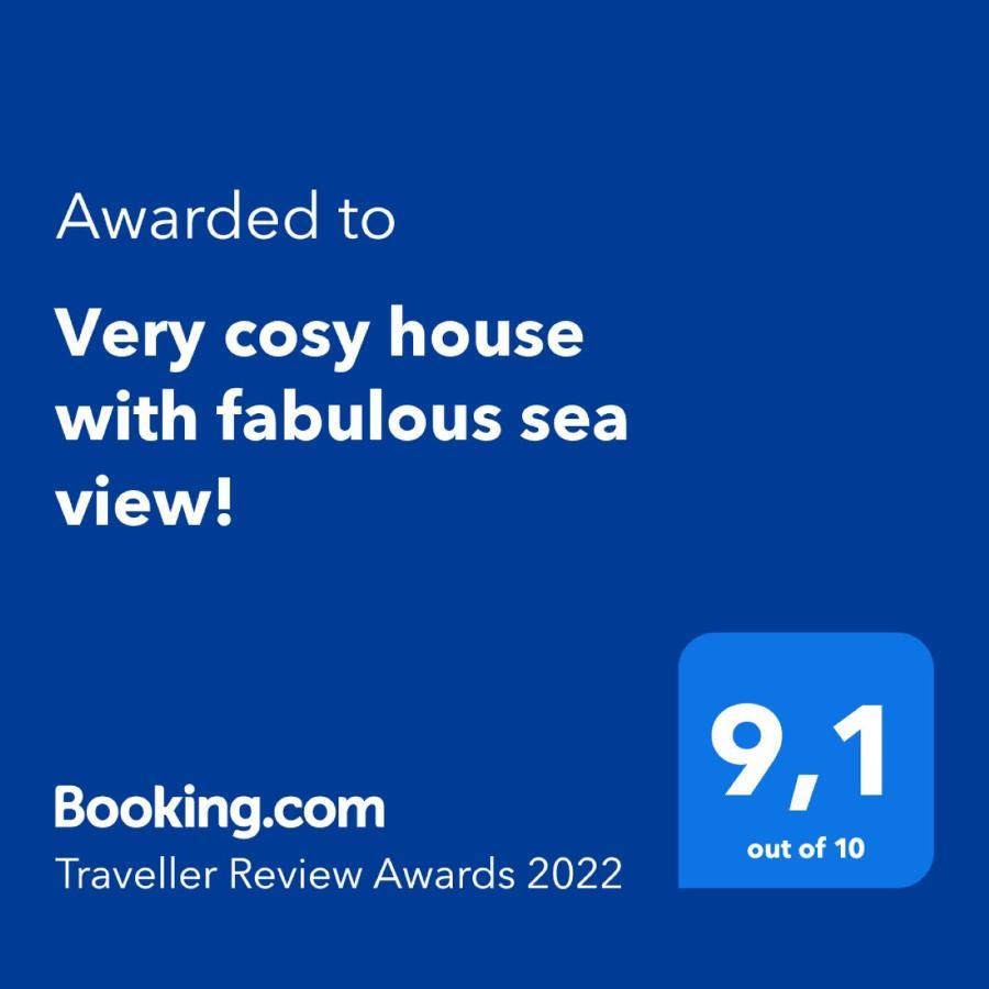 Very Cosy House With Fabulous Sea View! Pietra Ligure Exterior foto